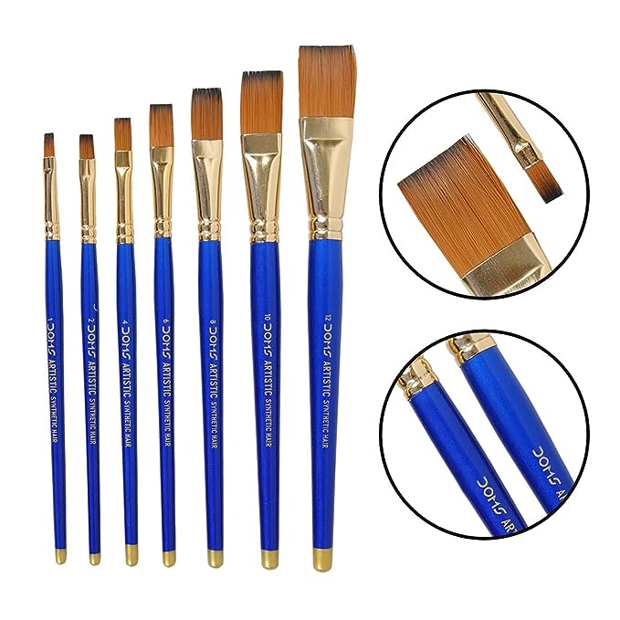 DOMS AMARIZ CANDY PAINT BRUSH ROUND SET OF 6