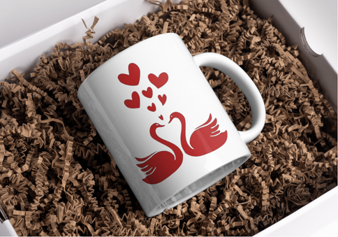 Swan Love Mug